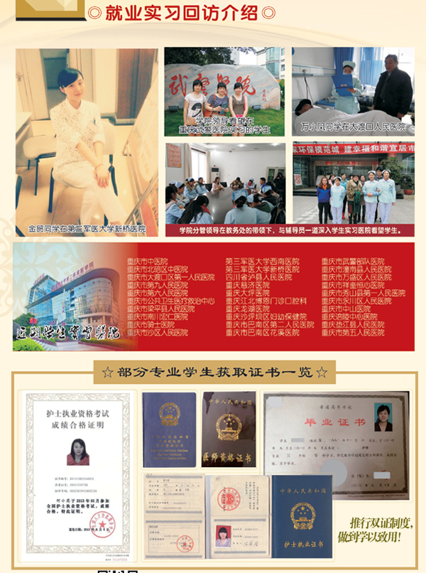 重庆三峡联合职业大学学生实习就业
