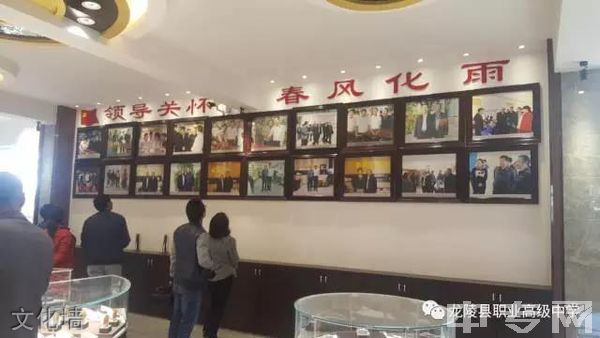 龙陵县职业高级中学文化墙
