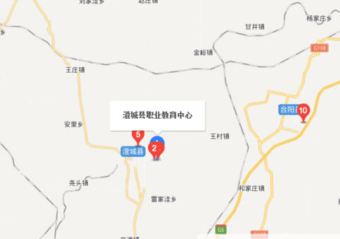 澄城县城区地图图片
