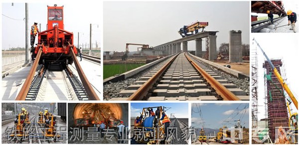 西安铁道技师学院铁路工程测量专业就业风貌