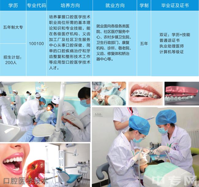 云南城市建设职业学院口腔医学技术