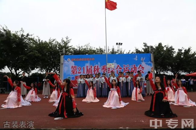 新津县华润高级中学古装表演