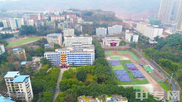 綦江实验中学全景图