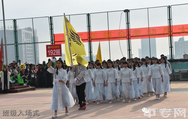 曲靖市兴教学校班级入场式