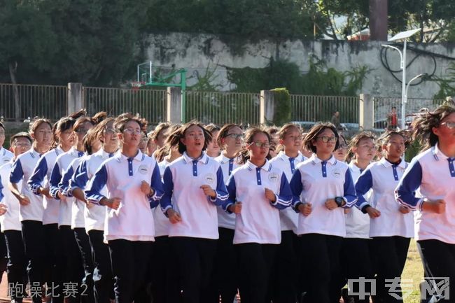 云南省大理第一中学跑操比赛2