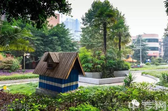重庆市科能高级技工学校校园绿化