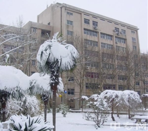 湖北工程学院新技术学院继续教育学院雪景