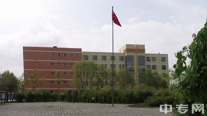 青海省重工业职业技术学校国旗