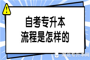 自考专升本流程是怎样的