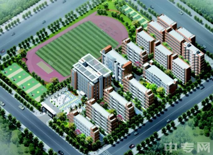 惠州市惠城职业技术学校全景图