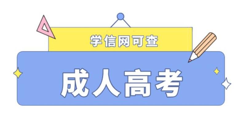 学信网可查，成人高考