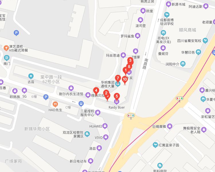 成都恒企会计培训学校双流校区地址、公交路线、地铁