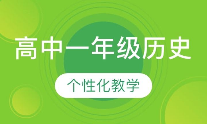 朴新无忧一对一高中一年级历史培训班